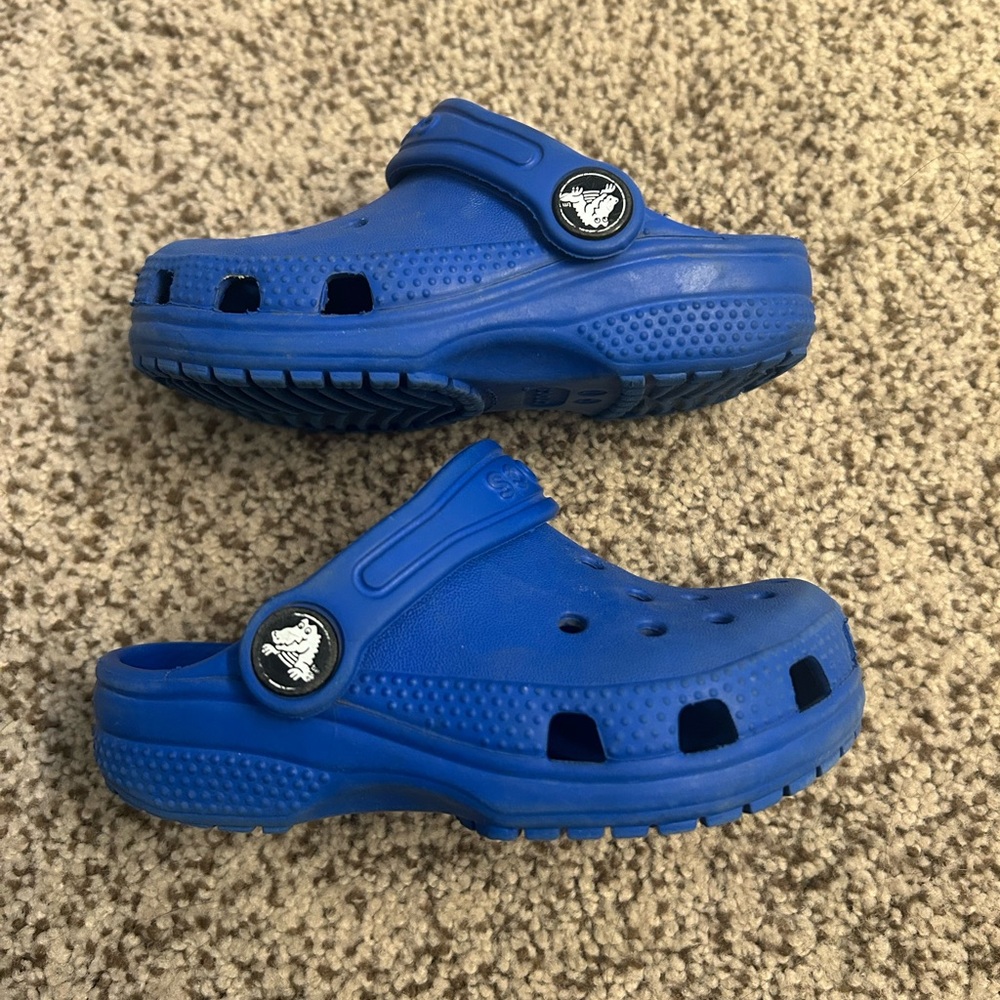 Kids Blue Crocs Clogs
